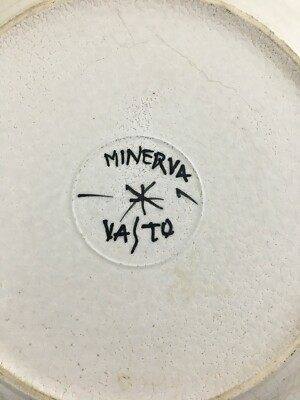 Ceramiche Da Collezione. Abruzzo. Piatto Con Veduta Paesaggistica. Minerva