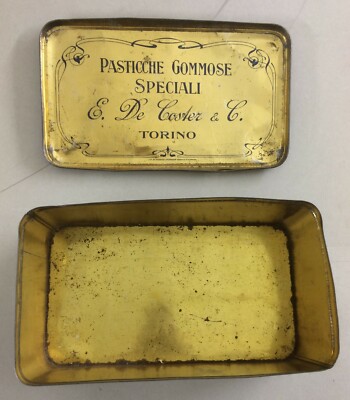Piemonte, Torino: Scatola Pubblicitaria Dolciaria De Coster, Primo '900