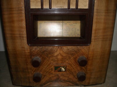 Radio Aprilia La Voce Del Padrone In Legno E Bachelite