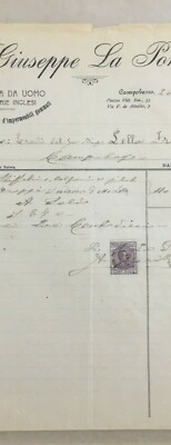 Molise, Campobasso: Antica Pubblicitaria Sartoria Da Uomo Giuseppe La Porta, Impermeabili