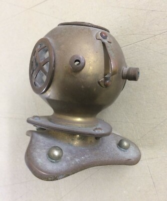 Casco Da Scafandro Decorativo In Ottone
