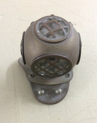 Casco Da Scafandro Decorativo In Ottone