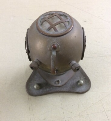 Casco Da Scafandro Decorativo In Ottone