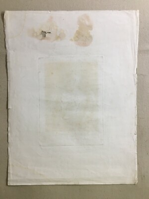 Arte Popolare Devozionale S. Luigi Gonzaga Antica Acquaforte Napoli Biondi Scafa