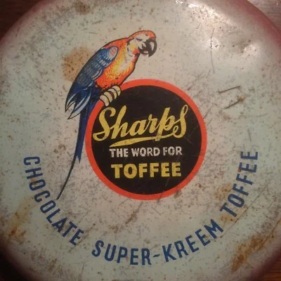 Confectionery, Chocolate, Sharp's Toffee, Unusual Collectible Advertising Box