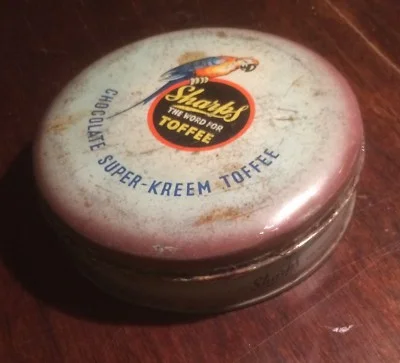 Confectionery, Chocolate, Sharp's Toffee, Unusual Collectible Advertising Box