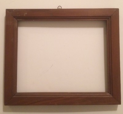 Antica Cornice In Legno Massello Per Dipinti E Stampe, Primo '900