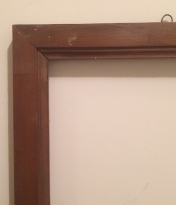 Antica Cornice In Legno Massello Per Dipinti E Stampe, Primo '900