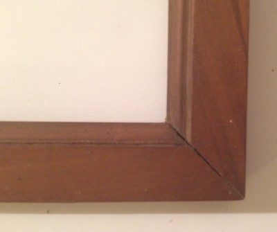 Antica Cornice In Legno Massello Per Dipinti E Stampe, Primo '900