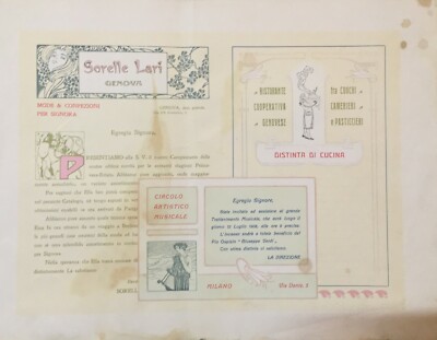 Liguria, Genova: Moda, Confezioni Sorelle Lari, Cucina Genovese, Musica, Pubblicitaria