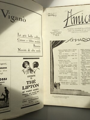 Rivista Amica, Settembre 1932: Futurismo, Depero E Dudovich