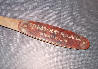 Napoli   Migliaccio   Sfogliacarte Pubblicitario Stenos Gene