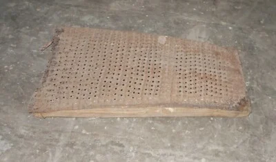 Antique Agricultural or Weaving Tool in Iron and Wood (19th Century)