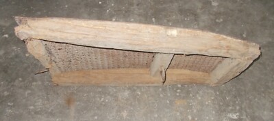 Antico Attrezzo Agricolo O Per Tessitura In Ferro E Legno (XIX Secolo)
