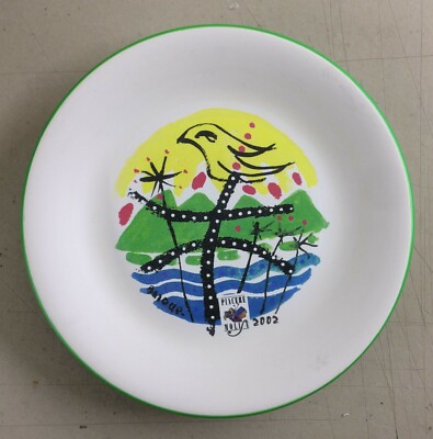 Molise: Piatto Artistico In Ceramica Da Collezione, Artista Barone, 2002