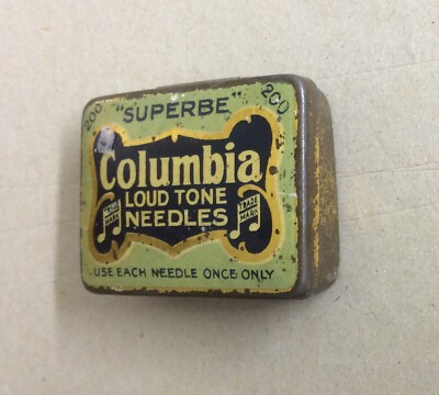 Musica   Grammofono   Astuccio Con Puntine Columbia Loud Tone Needles