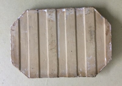 Mattonella Ottagonale In Ceramica Con Numero Civico 64, Fine XIX Inizio XX Secolo