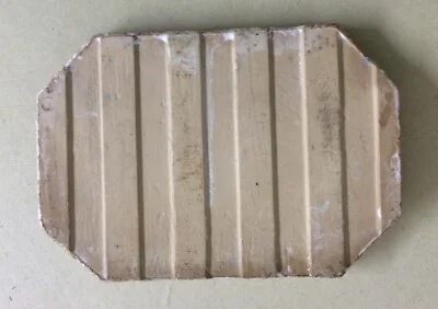 Mattonella Ottagonale in Ceramica con Numero Civico 64, Fine Xix Inizio Xx Secolo