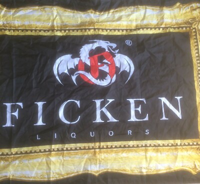 Pannello Pubblicitario Liquori Ficken In Tessuto