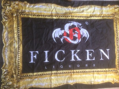 Pannello Pubblicitario Liquori Ficken In Tessuto