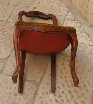 Sedia Imbottita Stile Luigi Filippo Da Restaurare