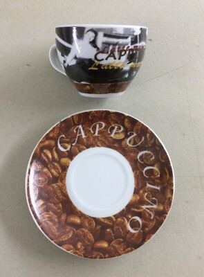 Tazza Da Collezione Per Cappuccino E Latte Macchiato Con Grafica Pubblicitaria