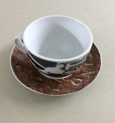 Tazza Da Collezione Per Cappuccino E Latte Macchiato Con Grafica Pubblicitaria
