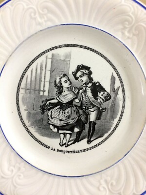 Folklore   Mestieri   Fioraia Ambulante   Piatto Artistico In Ceramica