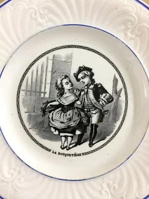 Folklore - Trades - Itinerant Flower Seller - Artistic Ceramic Plate