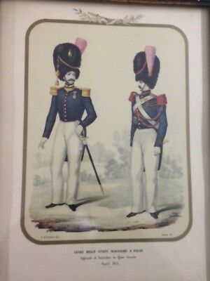 Guide Dello Stato Maggiore A Piedi: Ufficiale Ed Individuo In Gran Tenuta. Napoli, 1855 (reprint Zezon)