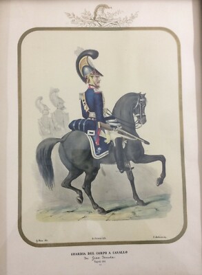 Militaria   Uniformi Antiche   Guardia Del Corpo A Cavallo In Gran Tenuta   Zezon   Ruo