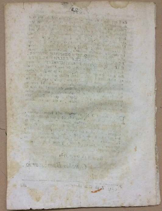Notariat, Naples, Forino: Perrotti Inheritance and Legal Dispute, 1784