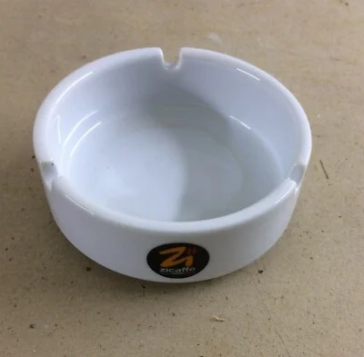 Bar, Caffetteria, Caffè Zicaffè Posacenere Pubblicitario in Ceramica