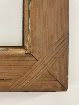 Cornice Antica Decorativa In Legno Di Noce, XIX Secolo