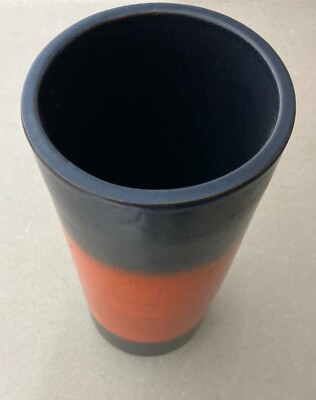 Ceramica Da Collezione, Vaso Artistico Stilizzato, Policromia, Design d'Epoca