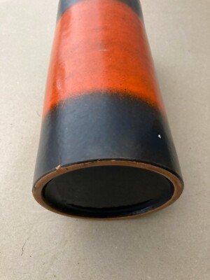 Ceramica Da Collezione, Vaso Artistico Stilizzato, Policromia, Design d'Epoca