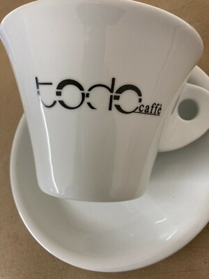 Grande Tazza Pubblicitaria Todo Caffè In Porcellana