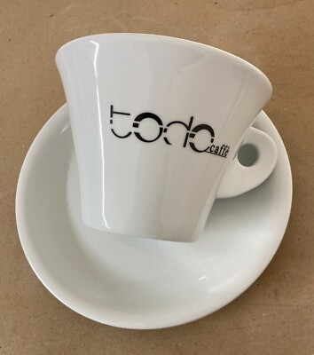 Grande Tazza Pubblicitaria Todo Caffè In Porcellana