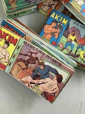 Arte Fumettistica, Fumetti Da Collezione: Akim, Albo Gioiello, Anni '60, Strisce