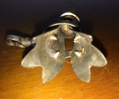 Vintage Gigot Holder in Bone and Chrome-Plated Metal
