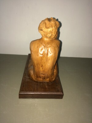 Scultura In Terracotta, Nudo Seduto, Firmata Gentilini