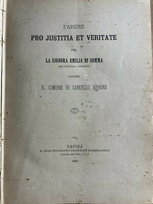 Giuridica Napoletana: Di Somma, Pignatelli Strongoli, Cancello Arnone, Capua, Aversa