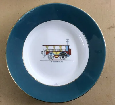 Locomotion: Antique Means of Transport, Trains, Decorative Plate: L'Obeissante 1873