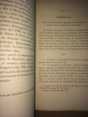 Basilicata, Potenza, Lavello, Melfi, Gaudiano: Giuridica Fortunato, Usi Civici E Demanio