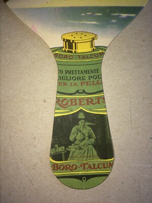 Igiene Della Pelle, Profumo, Borotalco Roberts: Ventaglio Pubblicitario d'Epoca