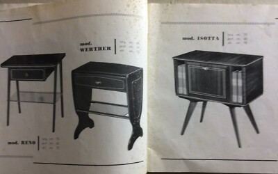 Musica, Dischi, Radiofonia: Mobili Discofoni. Catalogo Illustrato Carisch, Milano