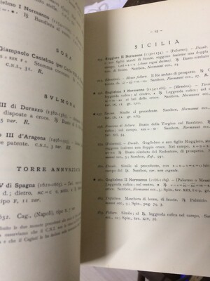 Catalogo d'Asta Numismatica: Monete Dell'Italia Meridionale, Sicilia E Papato, 1952