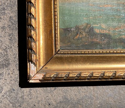 Vedute Costiere, Coppia Di Dipinti A Olio, Inizio XX Secolo