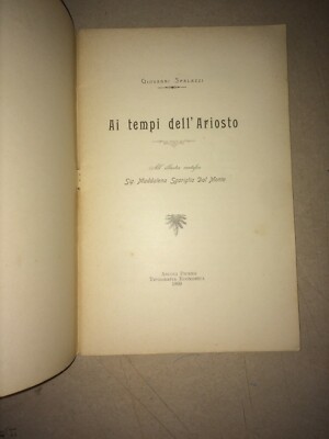 Marche, Ascoli Piceno, Spalazzi, Maddalena Sgariglia Dal Monte, Antica Edizione, 1899