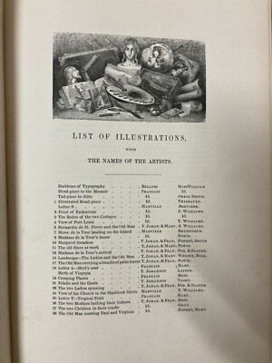 Paolo E Virginia: Antico Volume Illustrato Di Pregio, Londra, 1839